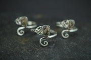 Edinburgh Cobblestone Sterling Silver Trinity Ring