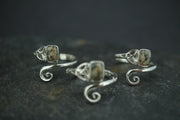 Edinburgh Cobblestone Sterling Silver Trinity Ring