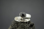 Edinburgh Castle Rock Sterling Silver Wrap Ring