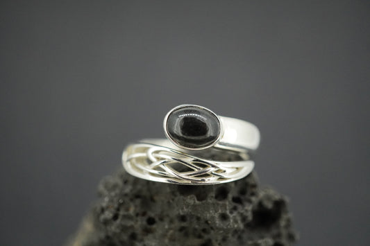 Edinburgh Castle Rock Sterling Silver Wrap Ring