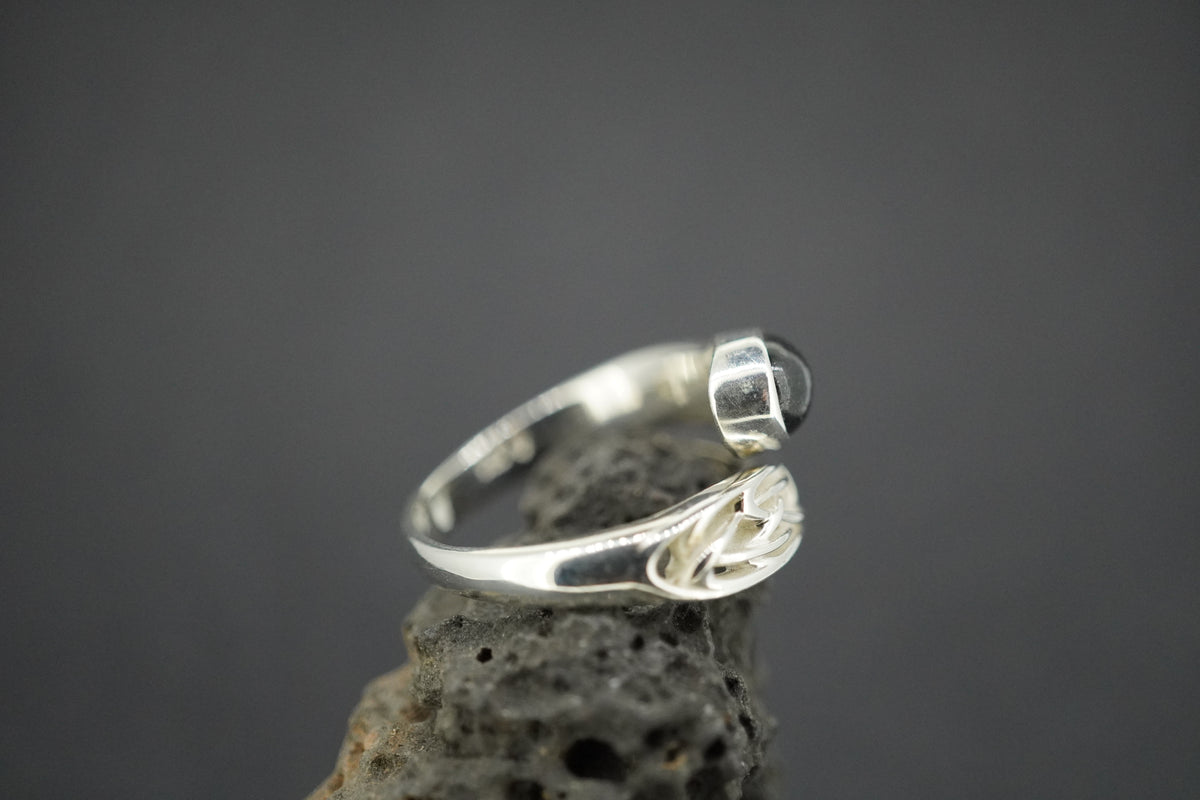 Edinburgh Castle Rock Sterling Silver Wrap Ring