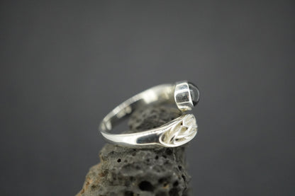 Edinburgh Castle Rock Sterling Silver Wrap Ring