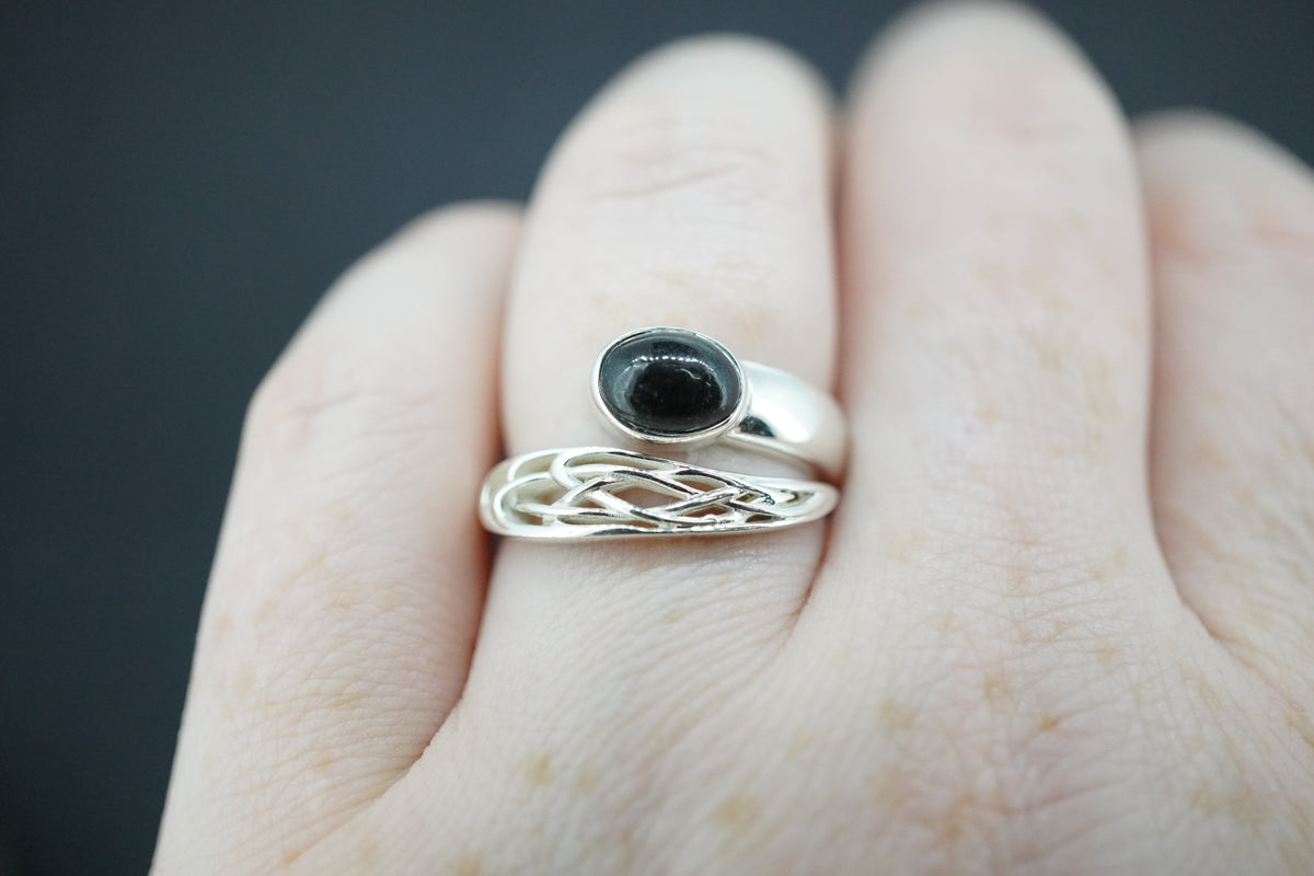 Edinburgh Castle Rock Sterling Silver Wrap Ring