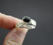 Edinburgh Castle Rock Sterling Silver Wrap Ring