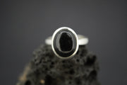 Edinburgh Castle Rock Sterling Silver Solitaire Ring