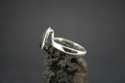 Edinburgh Castle Rock Sterling Silver Solitaire Ring