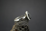 Edinburgh Castle Rock Sterling Silver Solitaire Ring