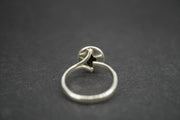 Edinburgh Castle Rock Sterling Silver Solitaire Ring