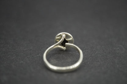 Edinburgh Castle Rock Sterling Silver Solitaire Ring
