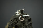 Edinburgh Cobblestone Trinity Black Ring