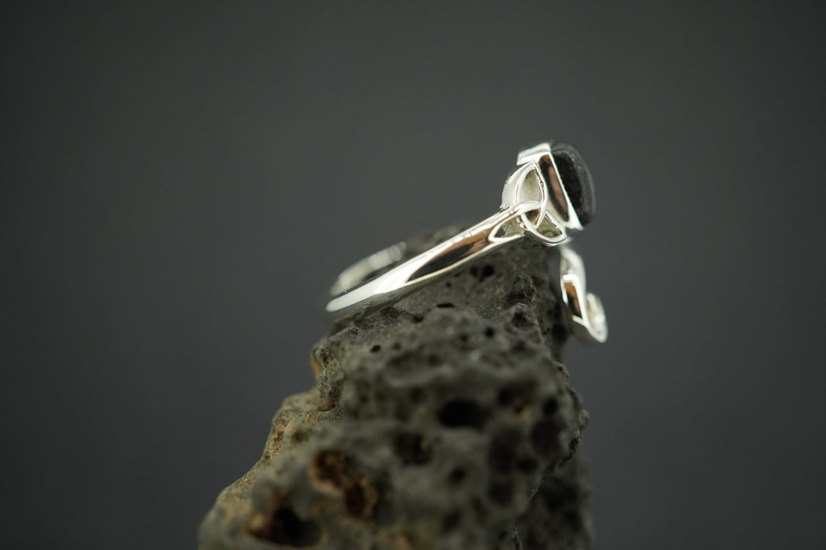 Edinburgh Cobblestone Trinity Black Ring