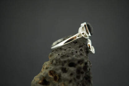 Edinburgh Cobblestone Trinity Black Ring
