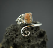 Edinburgh Cobblestone Trinity Pink Ring