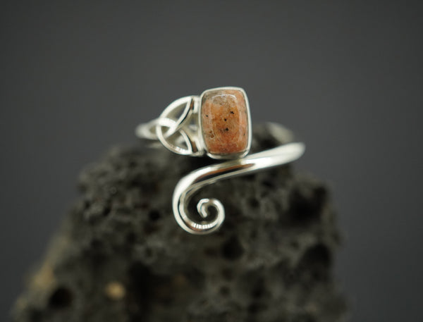 Edinburgh Cobblestone Trinity Pink Ring