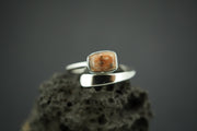 Edinburgh Cobblestone Pink Wire Ring
