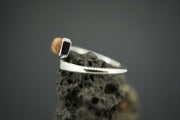 Edinburgh Cobblestone Pink Wire Ring