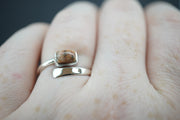 Edinburgh Cobblestone Pink Wire Ring