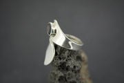 Cairngorm Quartz Sterling Silver Twist Ring