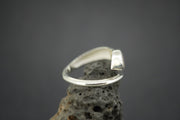 Cairngorm Quartz Sterling Silver Snake Ring