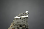 Cairngorm Quartz Sterling Silver Wire Oval Ring