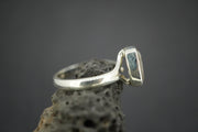 Cairngorm Quartz Sterling Silver Oblong Ring