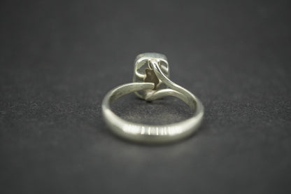 Cairngorm Quartz Sterling Silver Oblong Ring