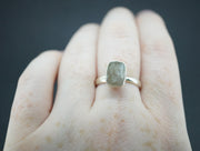 Cairngorm Quartz Sterling Silver Oblong Ring