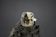 Cairngorm Quartz Sterling Silver Oblong Ring
