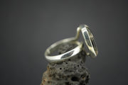 Cairngorm Quartz Sterling Silver Oblong Ring