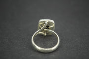 Cairngorm Quartz Sterling Silver Oblong Ring