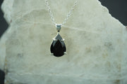 Cairngorm Quartz Sterling Silver Drop Pendant