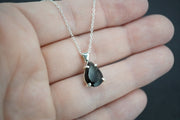 Cairngorm Quartz Sterling Silver Drop Pendant