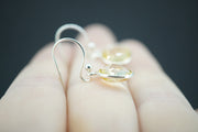 Citrine Sterling Silver Drop Earrings