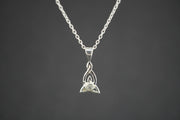 Kingdom 'Diamond' Sterling Silver Celtic Pendant