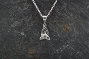 Kingdom 'Diamond' Sterling Silver Celtic Pendant