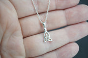 Kingdom 'Diamond' Sterling Silver Celtic Pendant