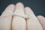 Kingdom 'Diamond' Sterling Silver Celtic Round Pendant