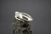 Kingdom 'Diamond' Sterling Silver Snake Marquise Ring