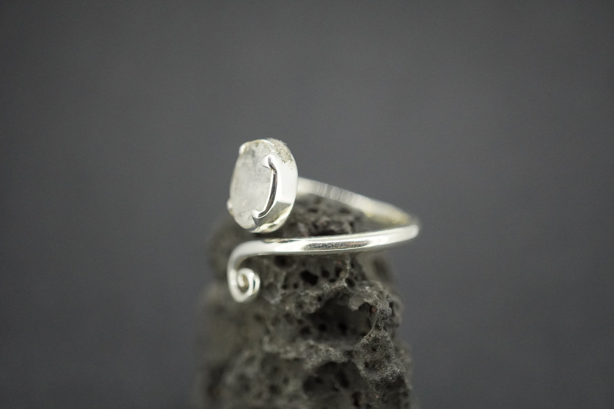 Kingdom 'Diamond' Sterling Silver Trinity Ring