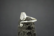 Kingdom 'Diamond' Sterling Silver Trinity Ring