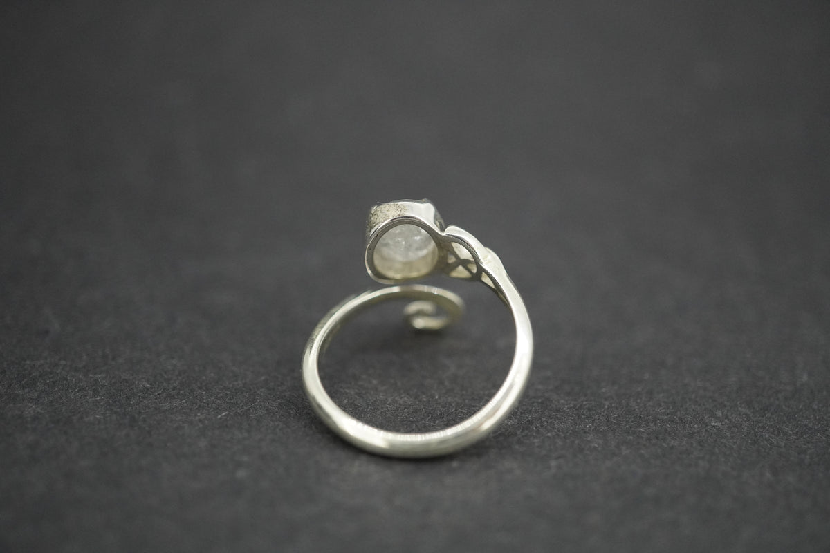 Kingdom 'Diamond' Sterling Silver Trinity Ring