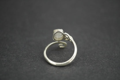 Kingdom 'Diamond' Sterling Silver Trinity Ring