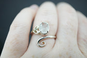 Kingdom 'Diamond' Sterling Silver Trinity Ring
