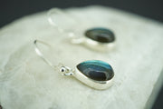 Labradorite Sterling Silver Drop Earrings