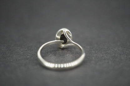 Labradorite Sterling Silver Oval Ring