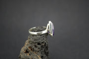 Amethyst Sterling Silver Solitaire Ring