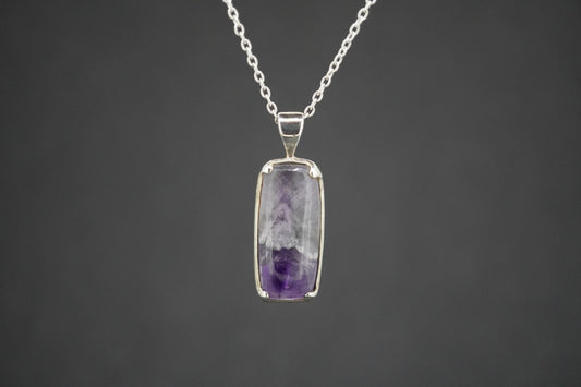 Amethyst Sterling Silver Medium Pendant