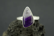 Amethyst Sterling Silver Solitaire Ring
