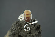 Arthurs Seat Sterling Silver Oval Trinity Ring