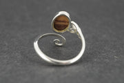 Arthurs Seat Sterling Silver Oval Trinity Ring